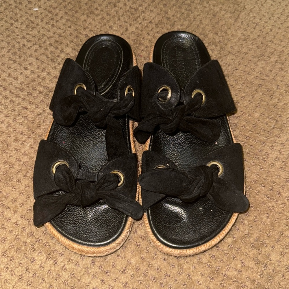 Jimmy Choo Nixon Suede Slides - Picture 2 of 5